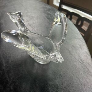 Vintage Sasaki Art Glass Crystal Flying Bird
